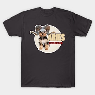 Dog Birth Signs - Aries T-Shirt